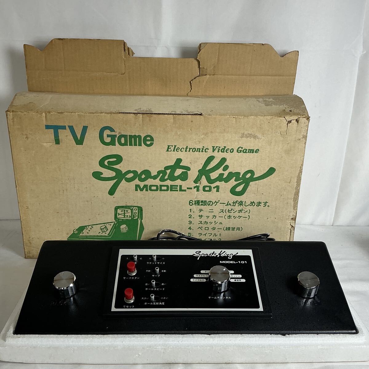 中古】∮ 昭和レトロ テレビゲーム機 YSA Sports King MODEL-101