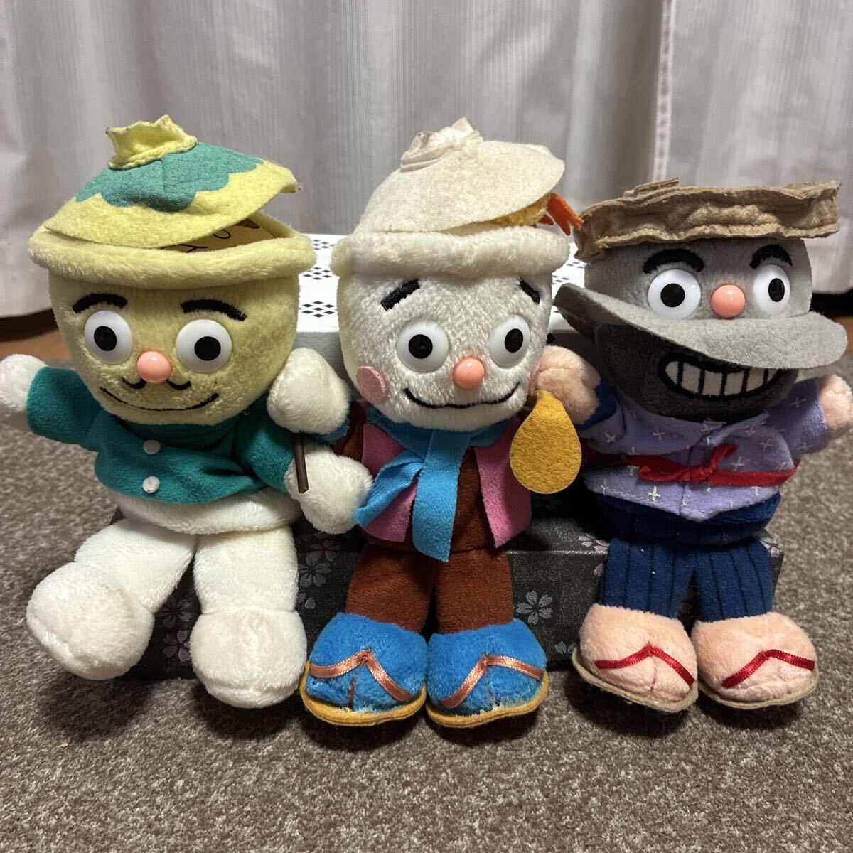 20Y0271 1 アンパン てんどんまん ソフビ 人形 天丼マン 笛付 1990年