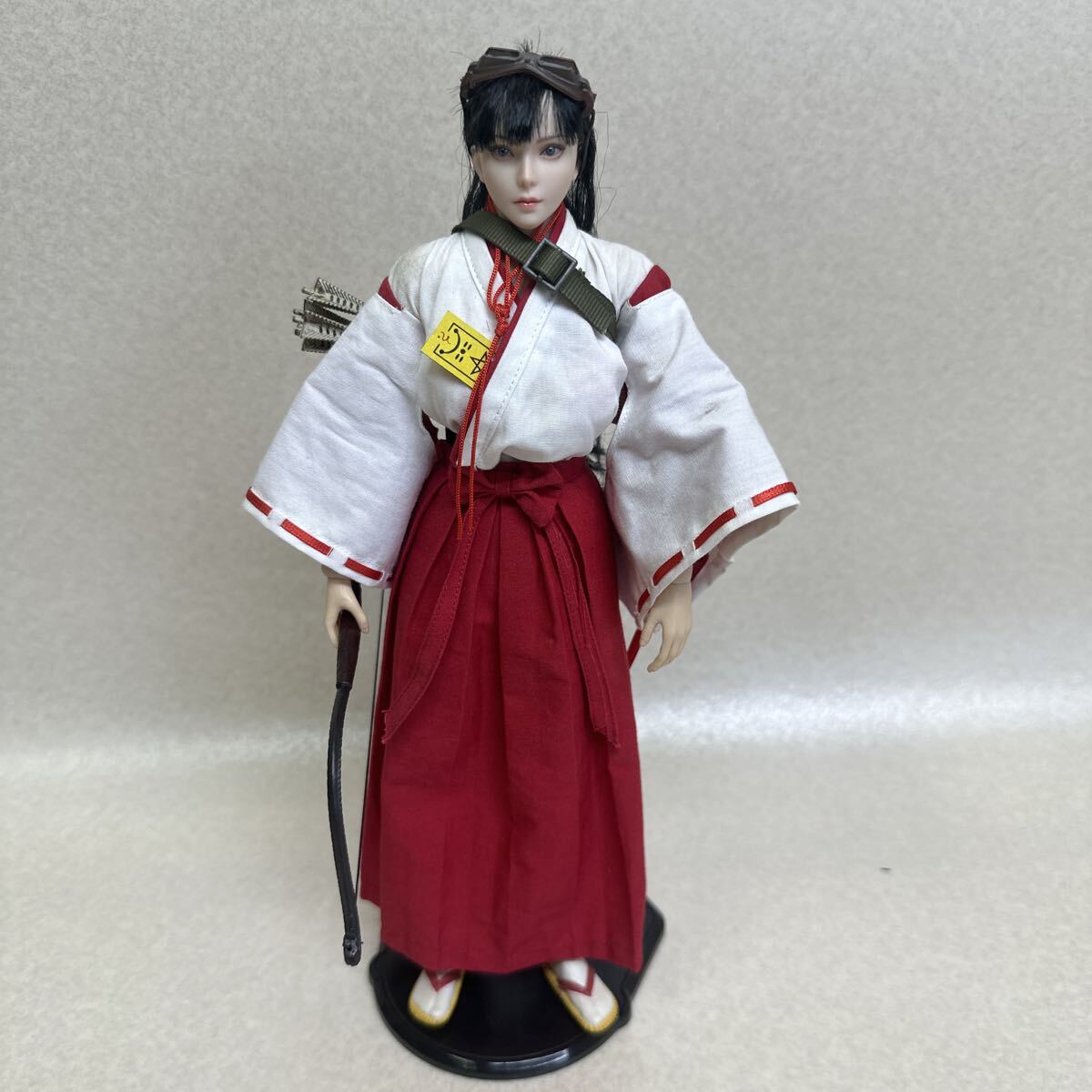 新品】1/6 ヘッドスカルプト 黒髪 ツインテール 女性フィギュア用 