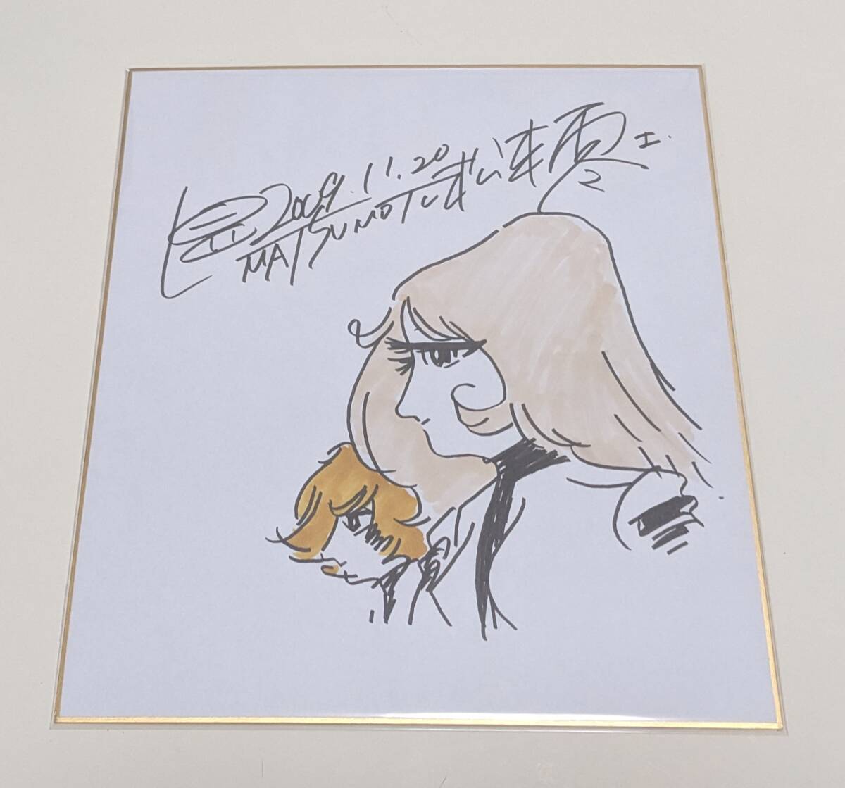 新品】「銀河鉄道999」声優 野沢雅子 池田昌子 直筆サイン色紙の落札