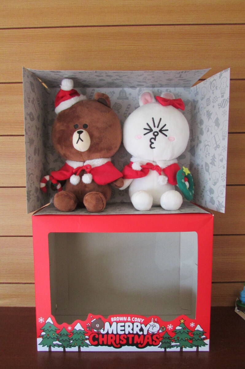 新品】□特大！80cm ラインフレンズ ブラウン ぬいぐるみ LINE friends