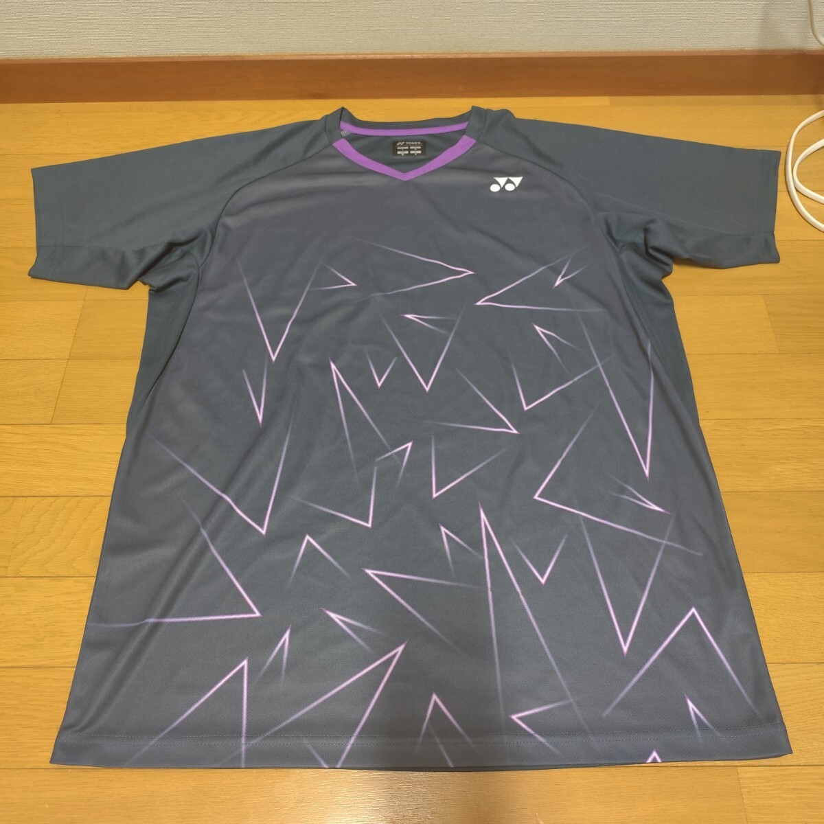 中古】ヨネックス バドミントン ユニフォーム大阪柏原高校背面Oサイズ