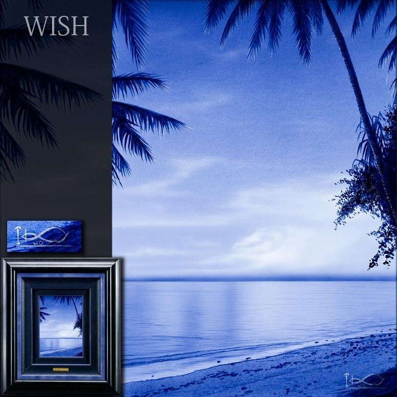 真作】【WISH】吉村明峰 「山の光」3号 油彩 ◇一枚の絵取扱・美情景