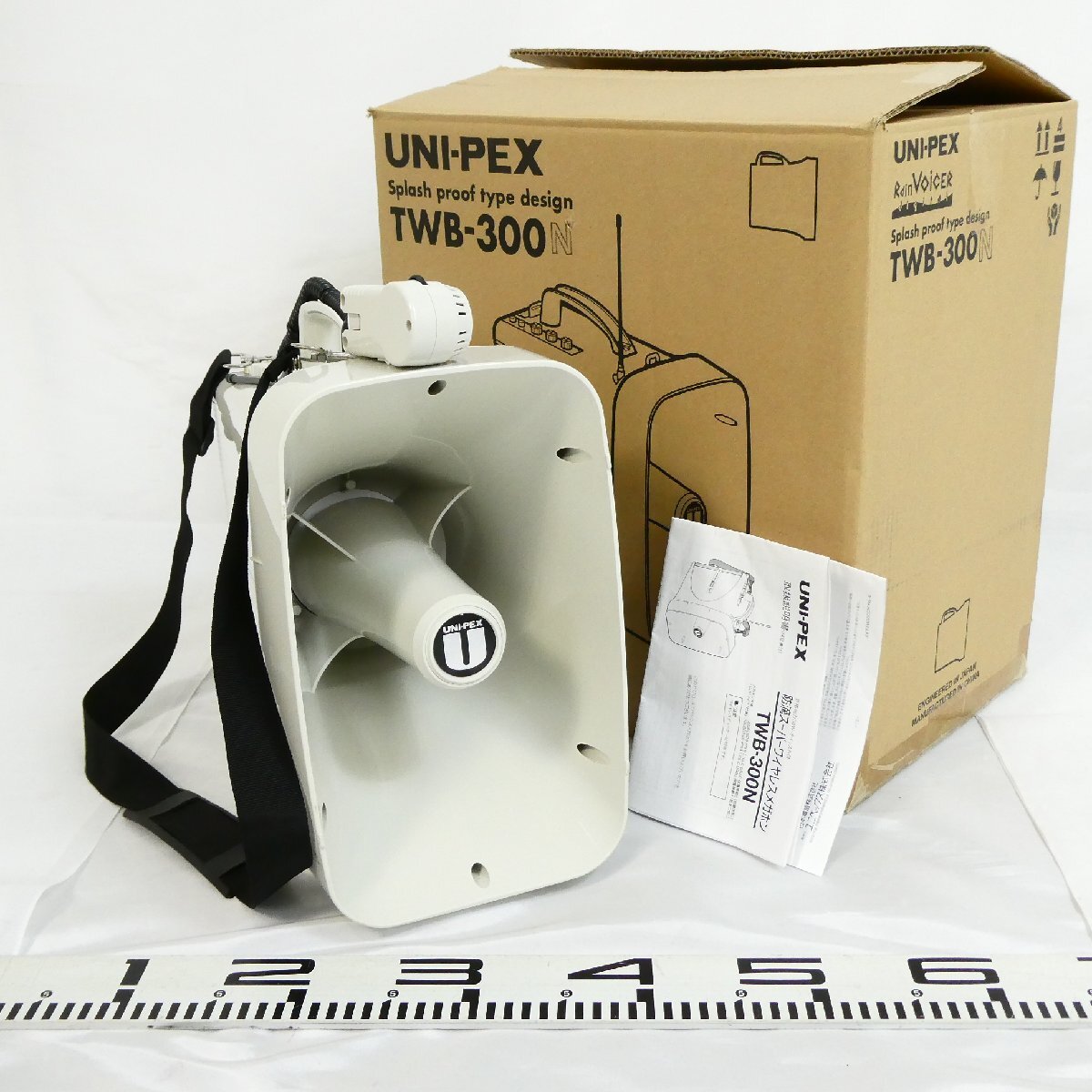 新品】☆新品/UNI-PEX・ユニペックス/サイレン付きメガホン・TRM-119 