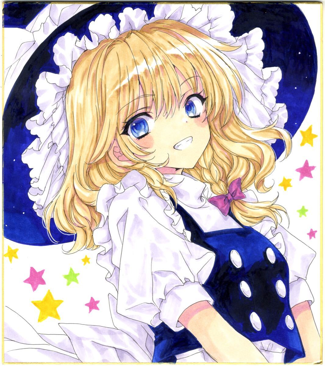 新品】 同人 手描きイラスト 東方project 八雲紫 八雲藍 橙 メイド A4