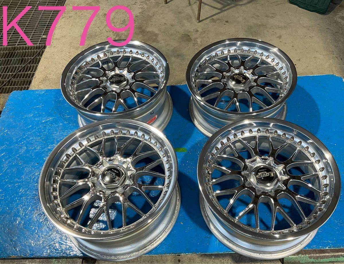 WORK エクイップ 18インチ 8j/9j +30/+35 Equip VS-KF ドリケツ 深リム