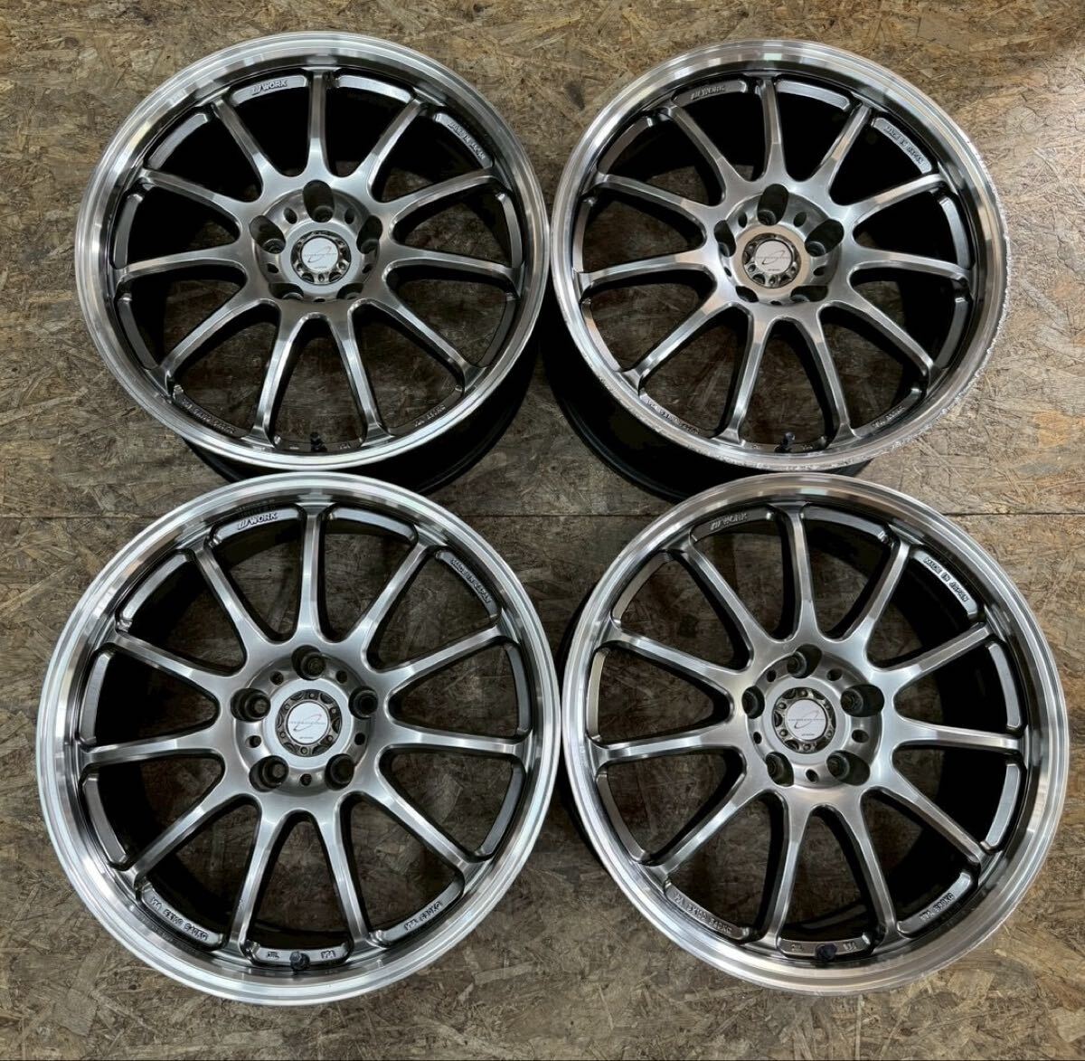 ☆格安 希少 WORK ワーク エモーション XT7 17 9j 5穴 4本セット