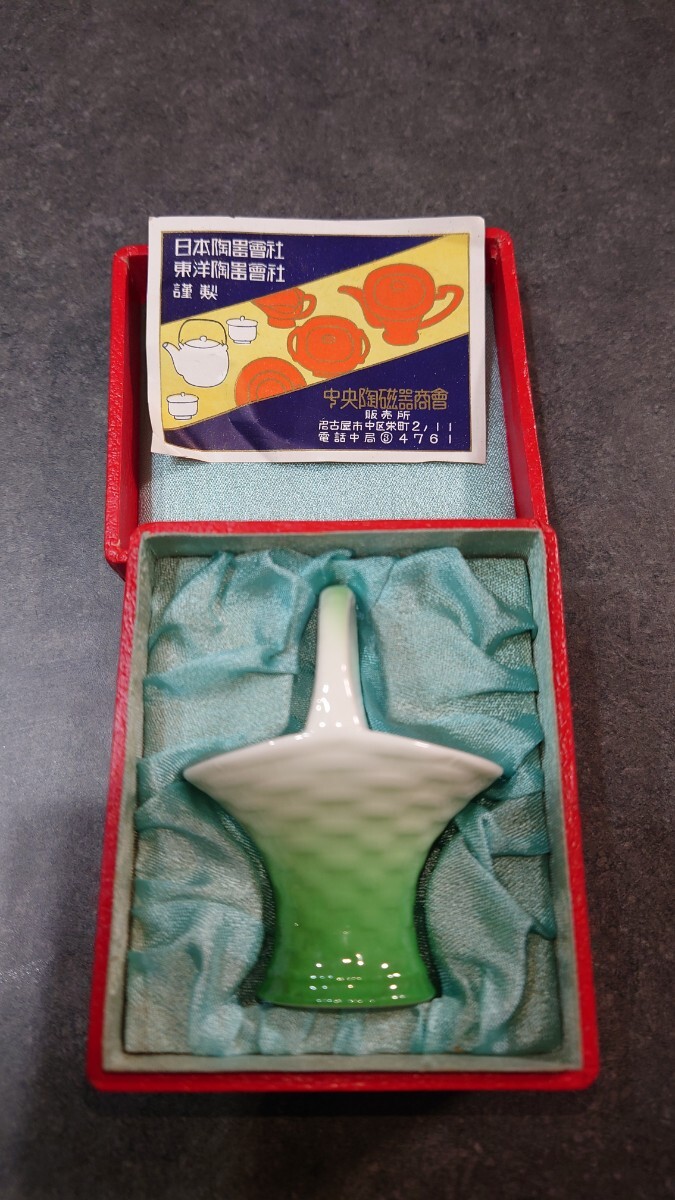 オールドノリタケ 金魚 置物 大小2セット 一対 アンティーク 日本陶器