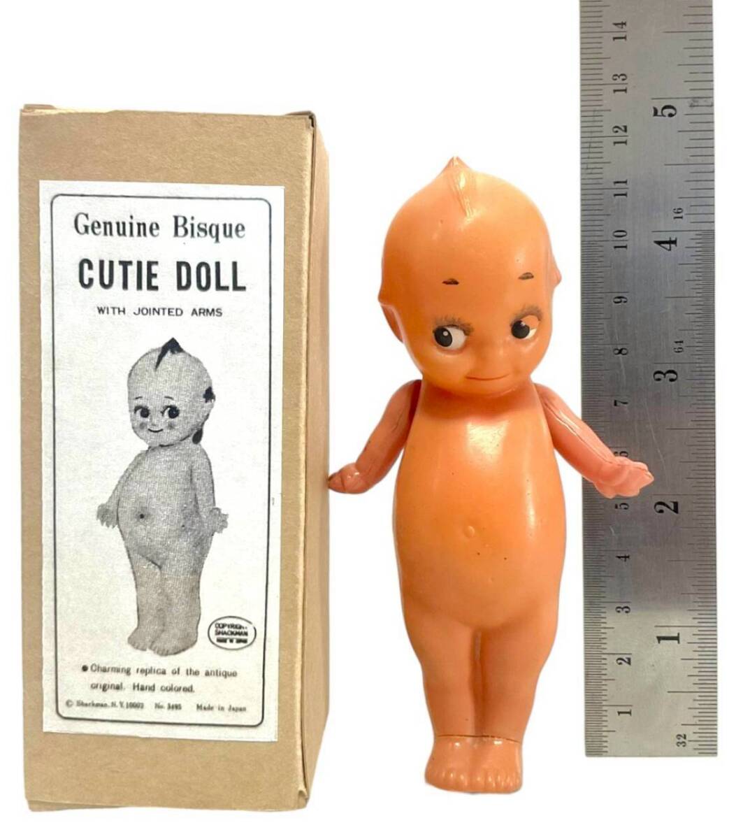 昭和レトロ人形【キューピー デコちゃん 背中Nマーク、made in JAPAN
