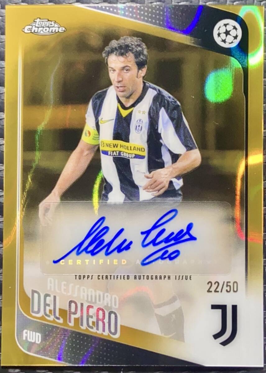 新品】アレッサンドロ・デル・ピエロ ユベントス 直筆サインフォト