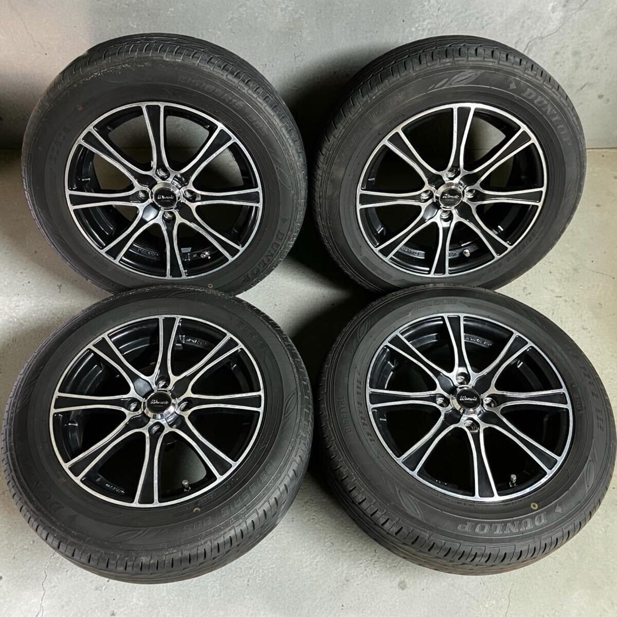 @ぽんすけ様送料込　ワーウィック メッシュ 18×8J +38 PCD114.3 MONZA Warwic 18インチ 8J PCD114.3 OFF+38 4本セット ワーウィック