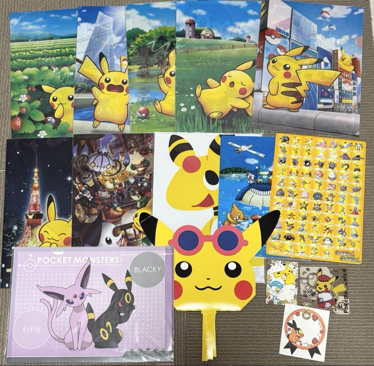 新品】☆クリアファイル☆ ポケットモンスター 杉森健描き下ろし