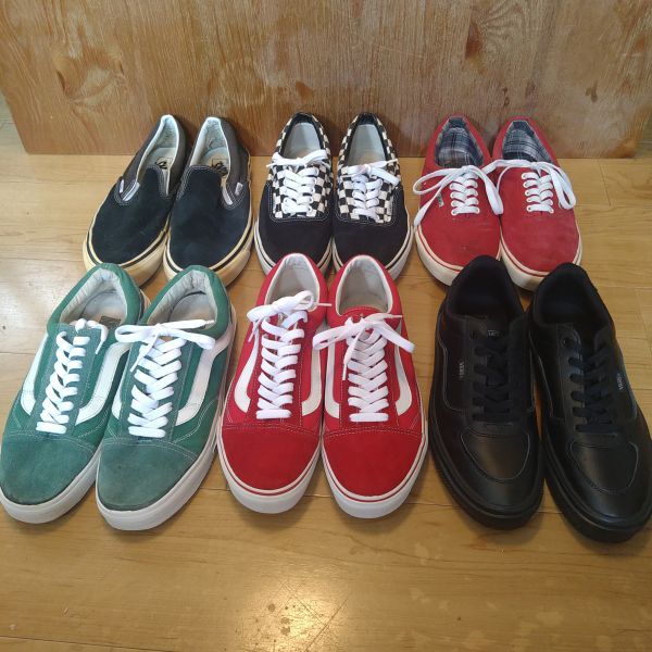 新品】希少◇VANSバンズ◇SLIP-ON/スリッポン チェッカー赤/黒 29cmの