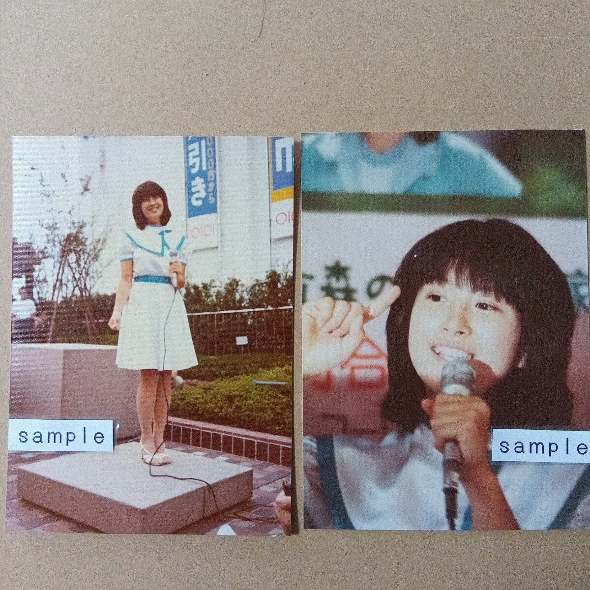 当時物/小泉今日子/生写真/5枚セット/私の16才/デビューイベント/昭和