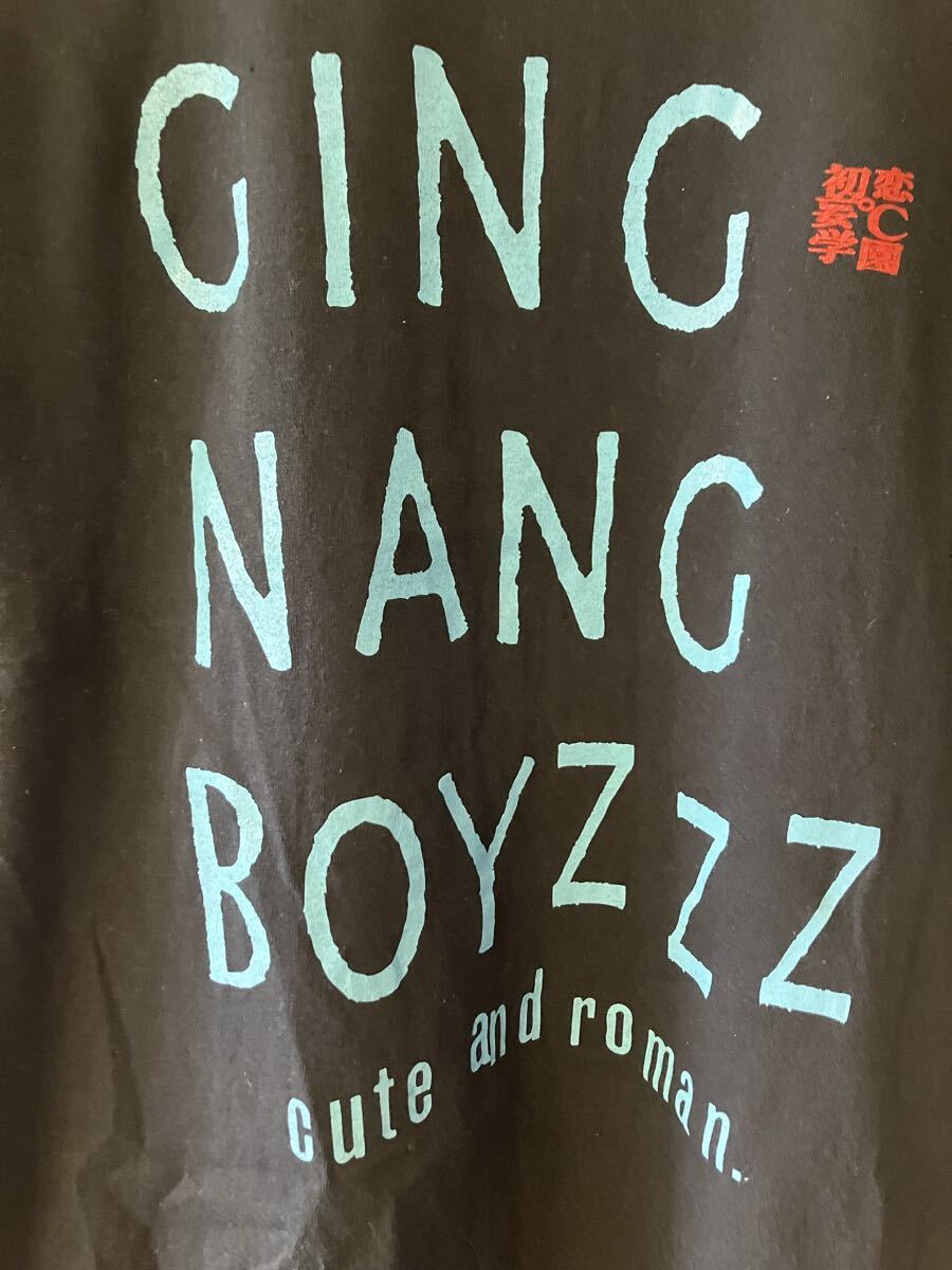 銀杏BOYZ 銀杏ボーイズ Tシャツ 薄ピンク 白 sizeS バンドT ロックT