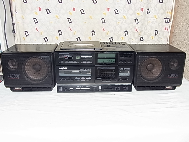 中古】SANYO/サンヨー/PH-WCD950/CDラジカセ/Wカセットデッキ/ZooSCENE