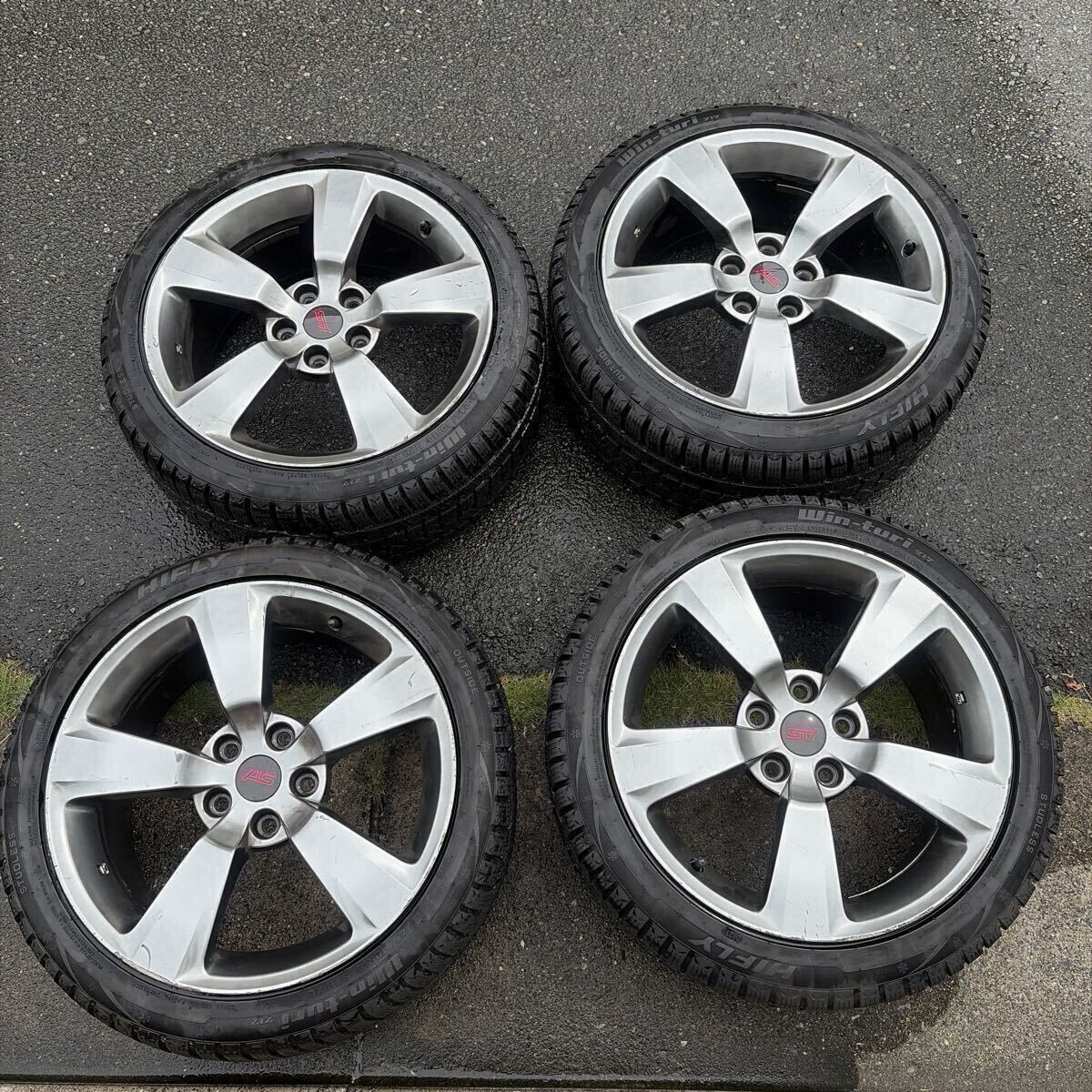 4本 スバル インプレッサ WRX STI GVB GVF GRB 純正 アルミ ホイール