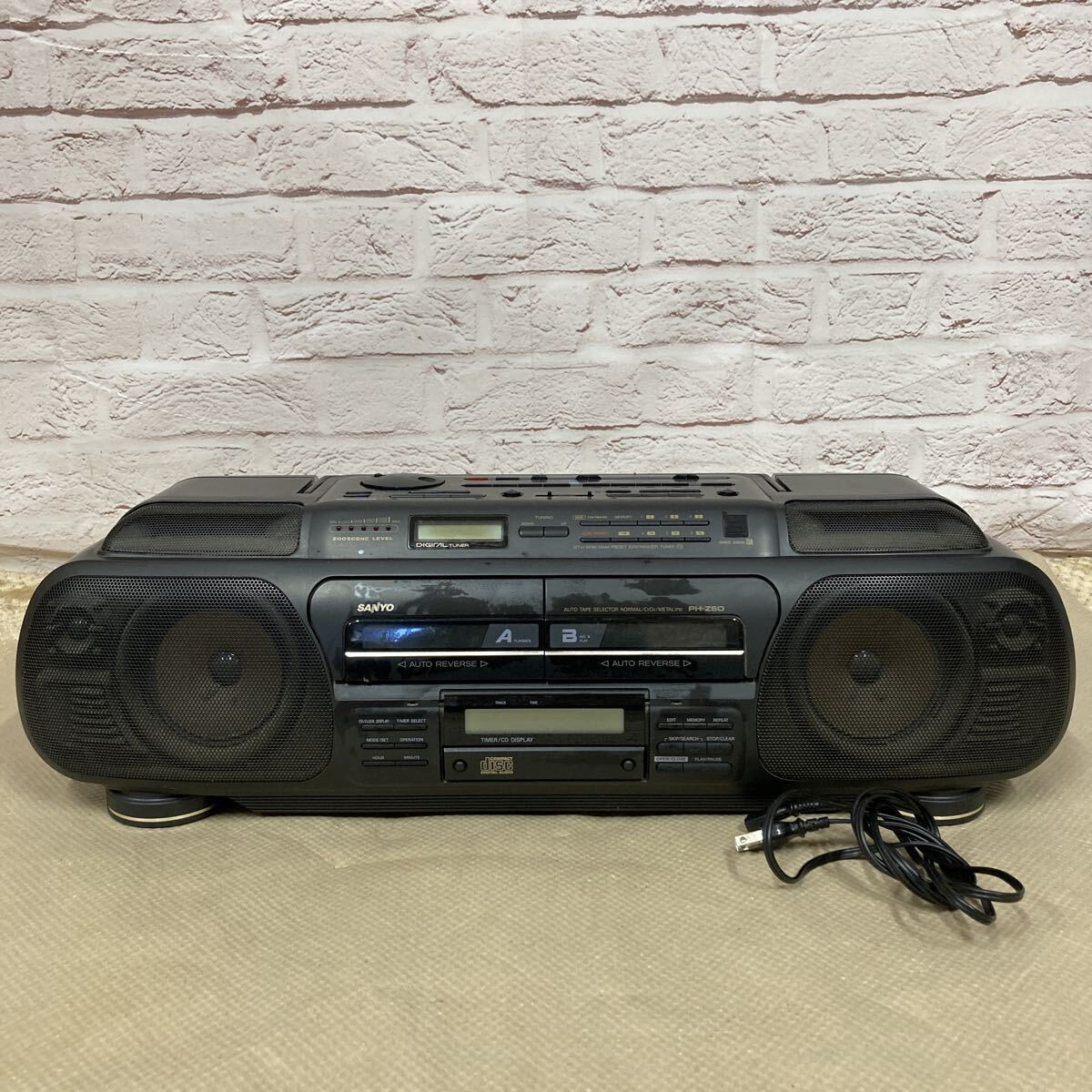 中古】SANYO/サンヨー/PH-WCD950/CDラジカセ/Wカセットデッキ/ZooSCENE