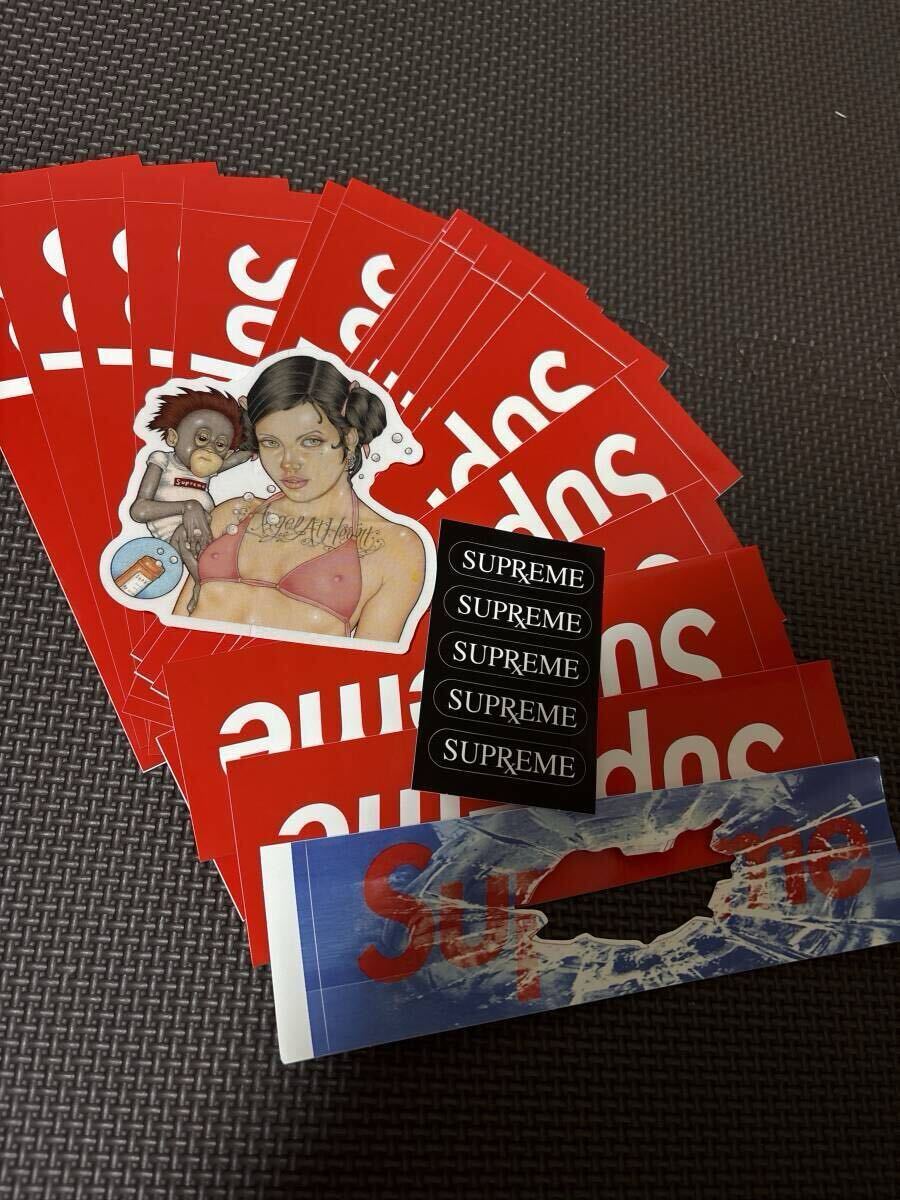 supreme ダミアンハースト　ステッカー　ボックスロゴ 新品】Supreme Damien Hirst Box Logo Sticker 3枚セット ダミアン