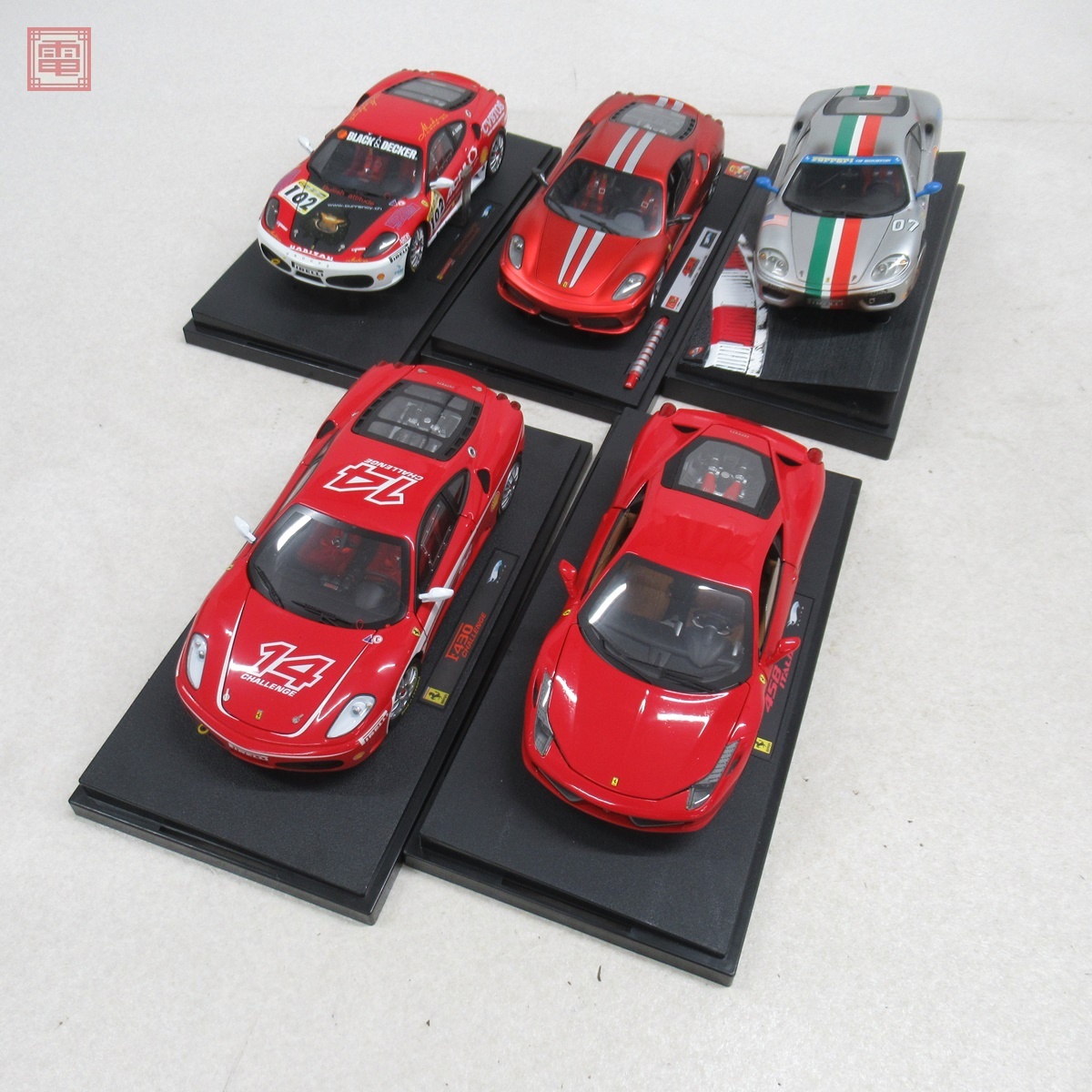 マテル ホットウィール エリート 1/18 フェラーリ F430 スクーデリア 