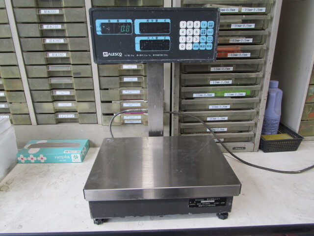 ☆中古 調色計量器 関西ペイント ALESCO 電子調色はかり デジタル 100V