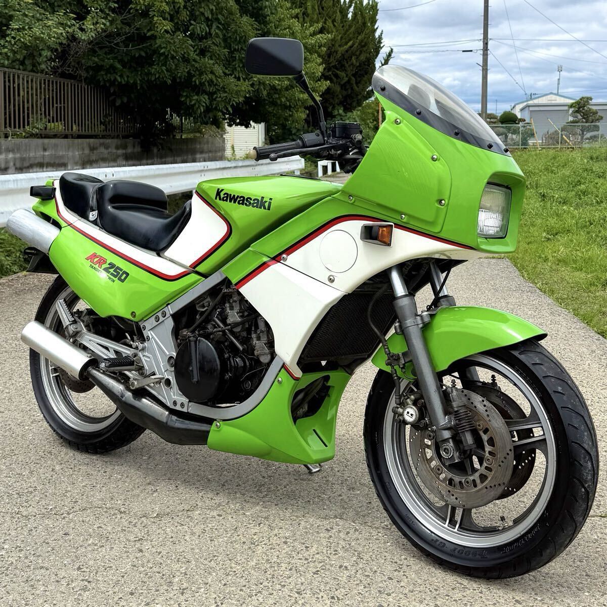 希少 ホンダ NSR250R MC16 アルファ レーシング 右2本出し チャンバー