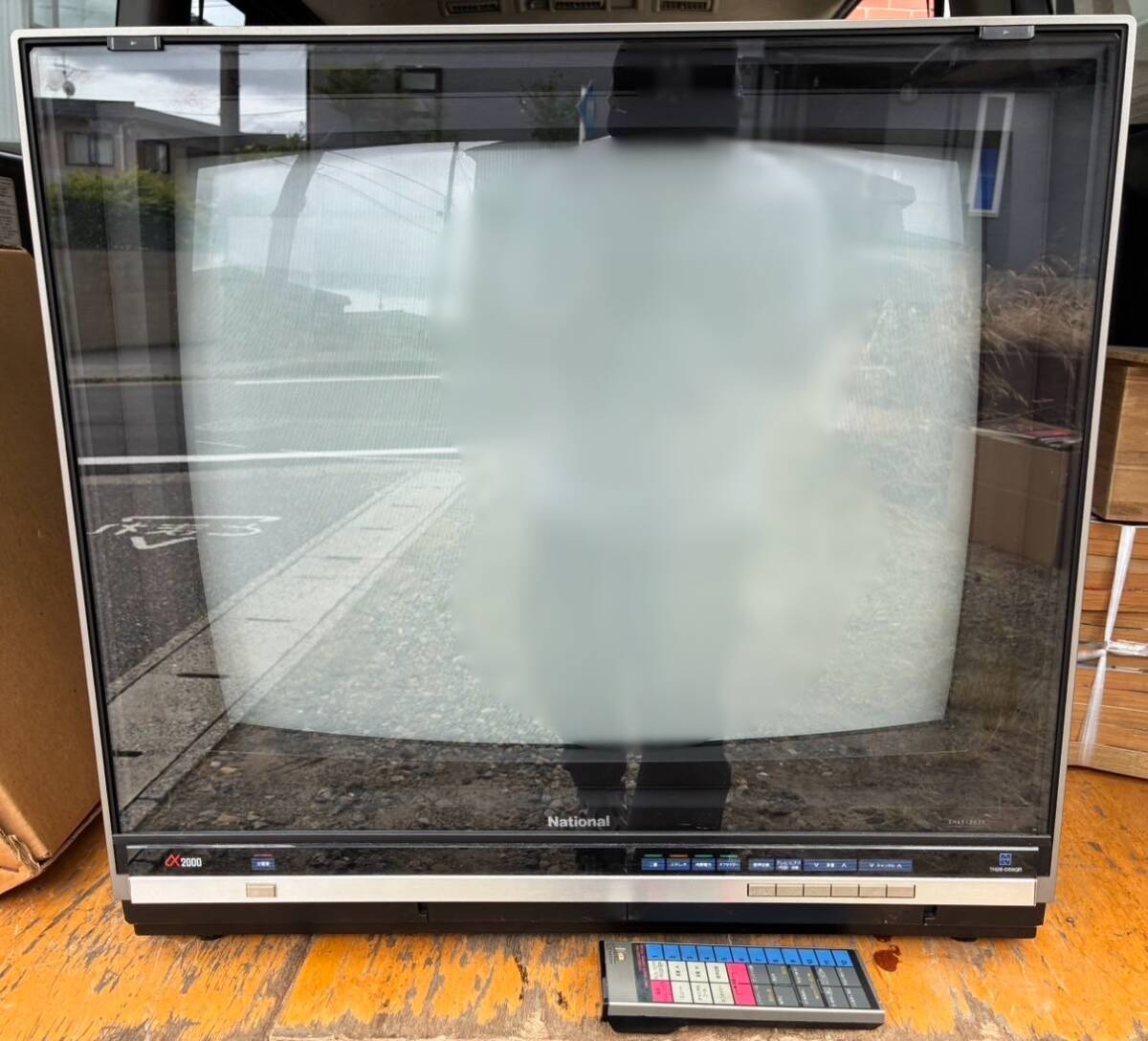 中古】ナショナル カラーテレビ TH20-B11(N) IC・トランジスタ式