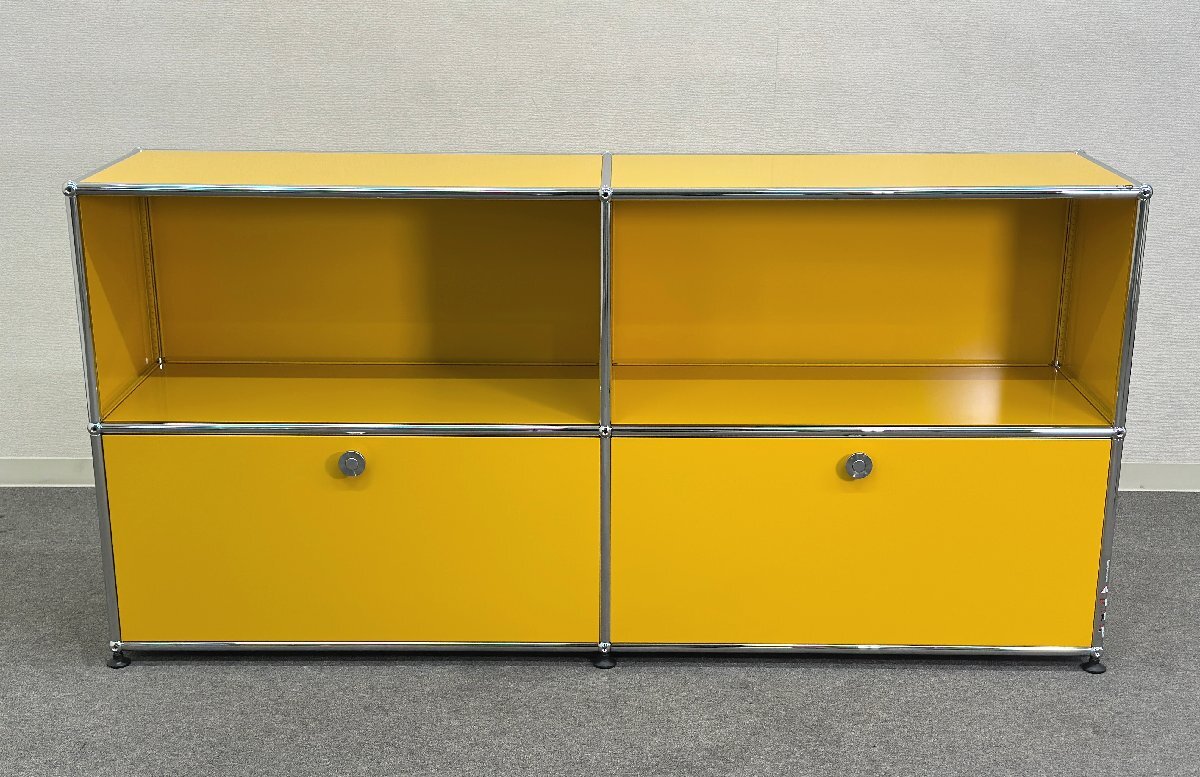 □美品□USM Haller ハラーシステム 1列2段キャビネット／キッチン