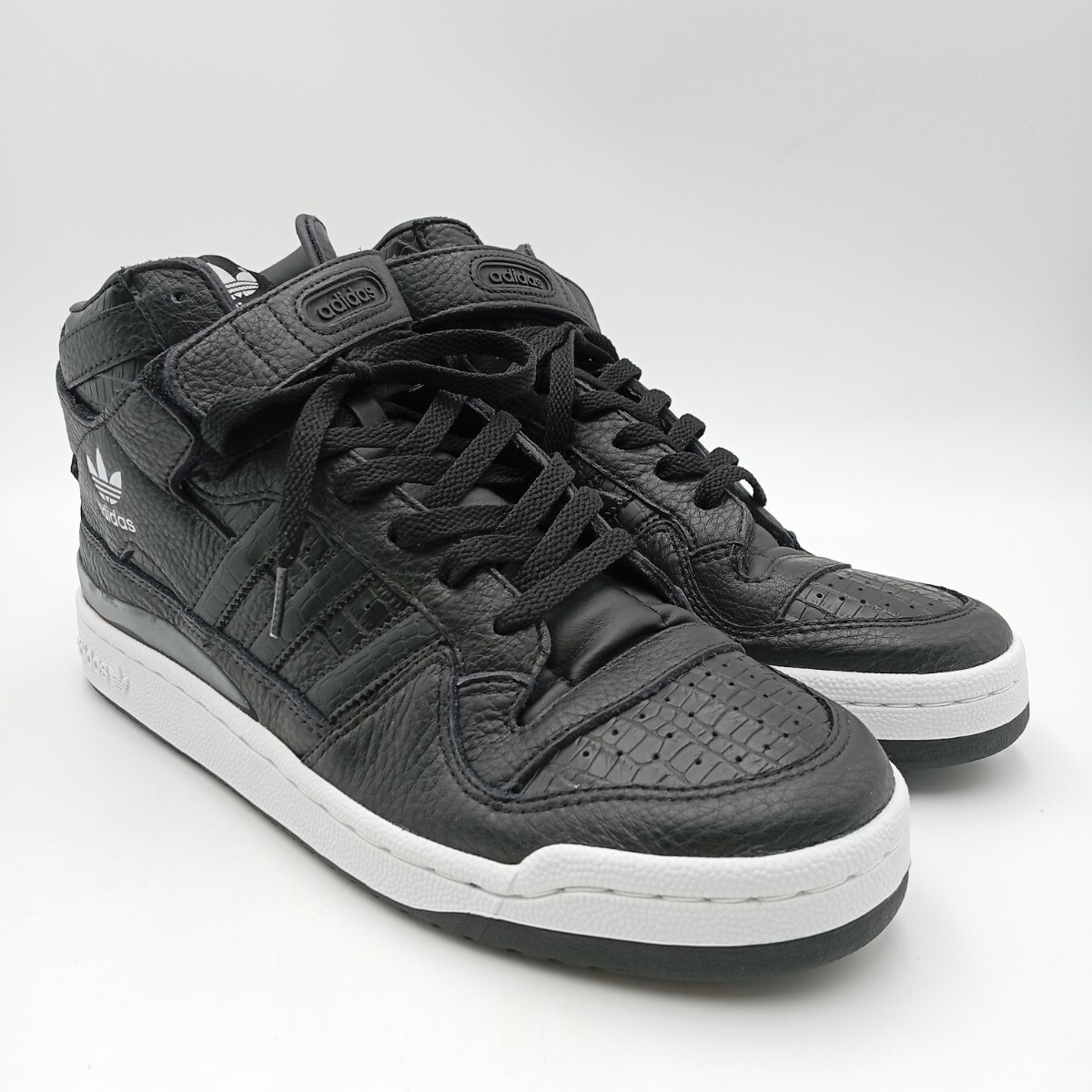 adidas FOLUM LO PAT MX (White×Black) 28cm 箱付 美中古 アディダス 