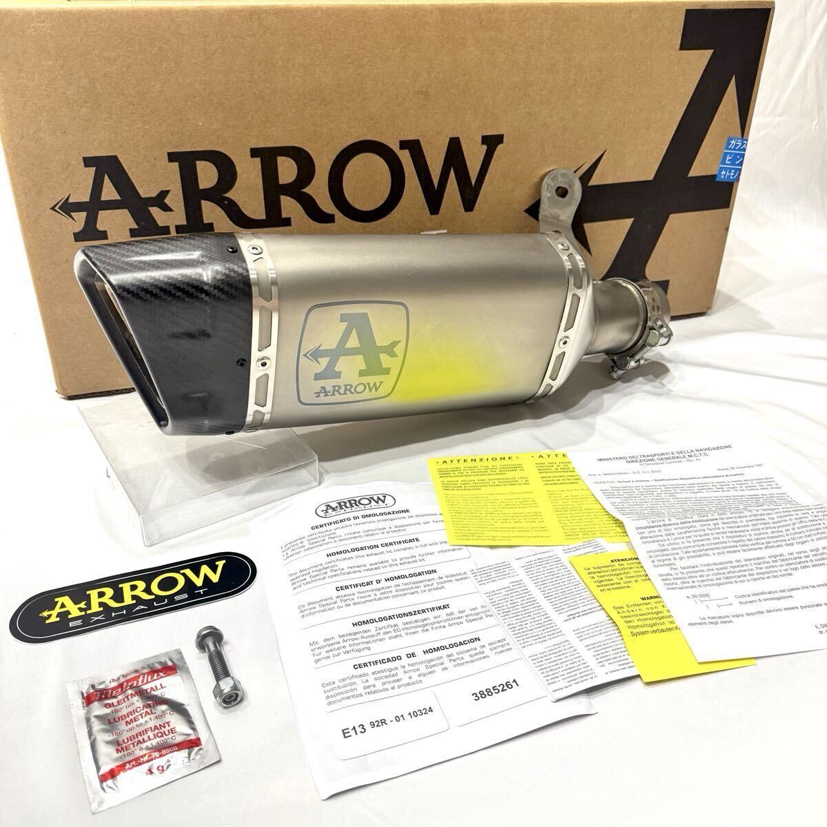 CBR600RR ARROW アロースリップオンマフラー PC40の落札情報詳細