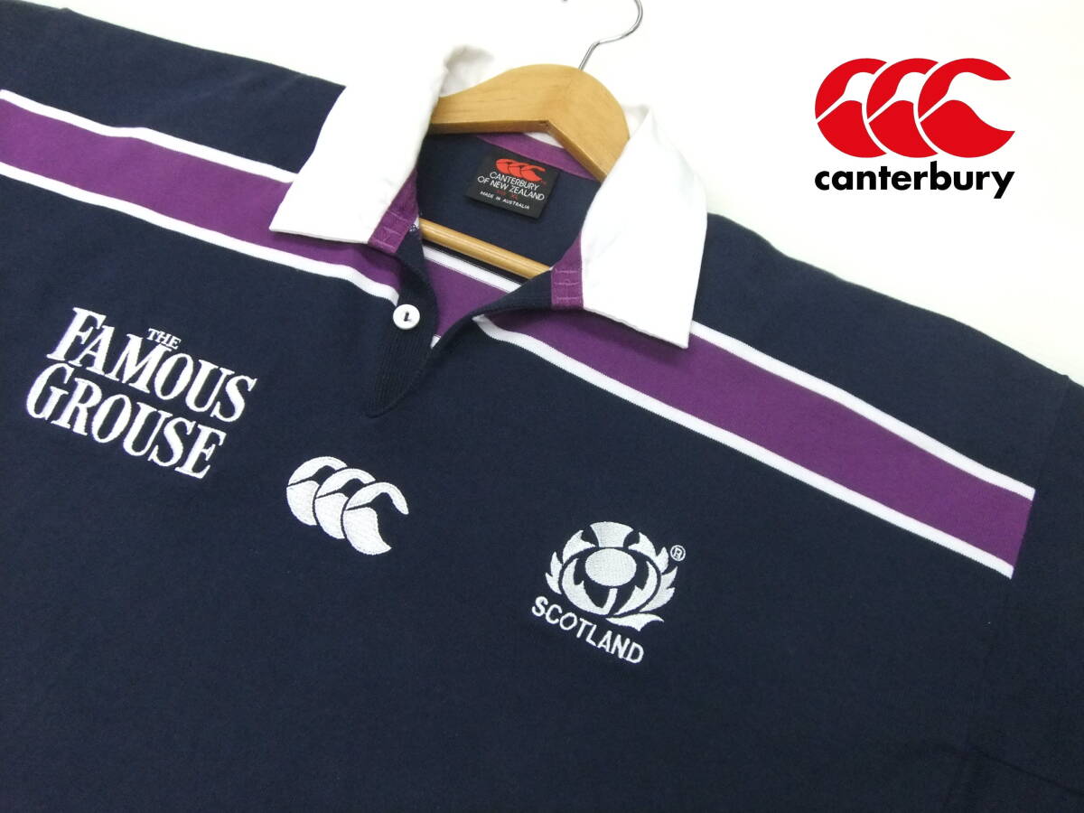 CANTERBURY】 カンタベリー L/S RUGGER SHIRT ラグビージャージ ラガー