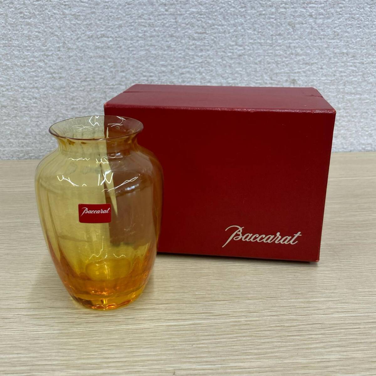 中古】箱付 Baccarat/バカラ アクアレーユ フラワー ベース クリア
