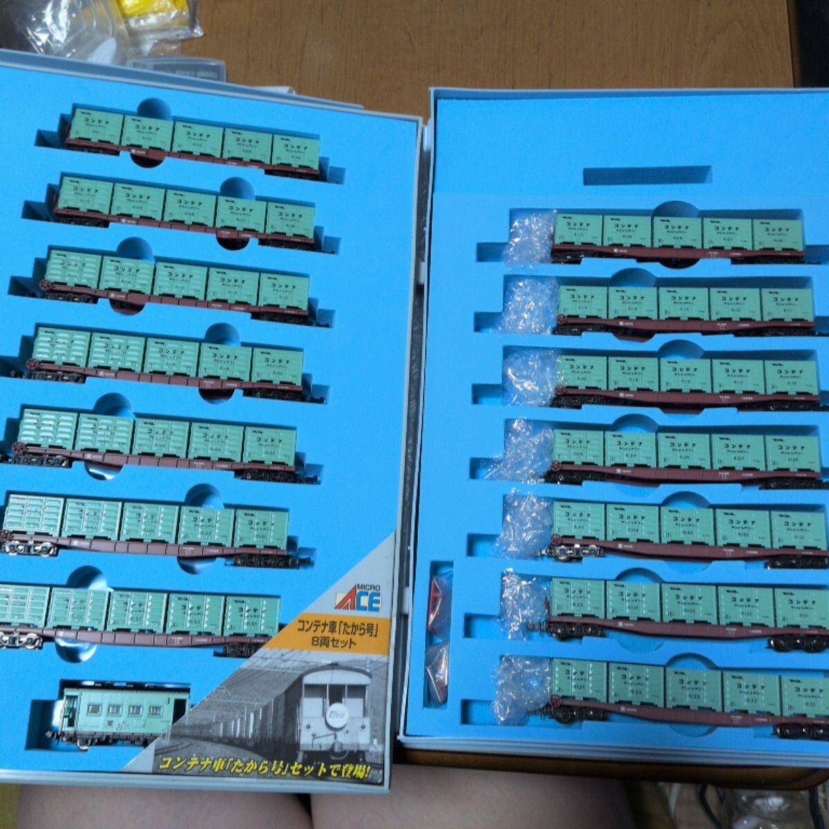 中古 MICRO ACE A-1259 コンテナ車 コキ106グレー コキ250000 貨車 N