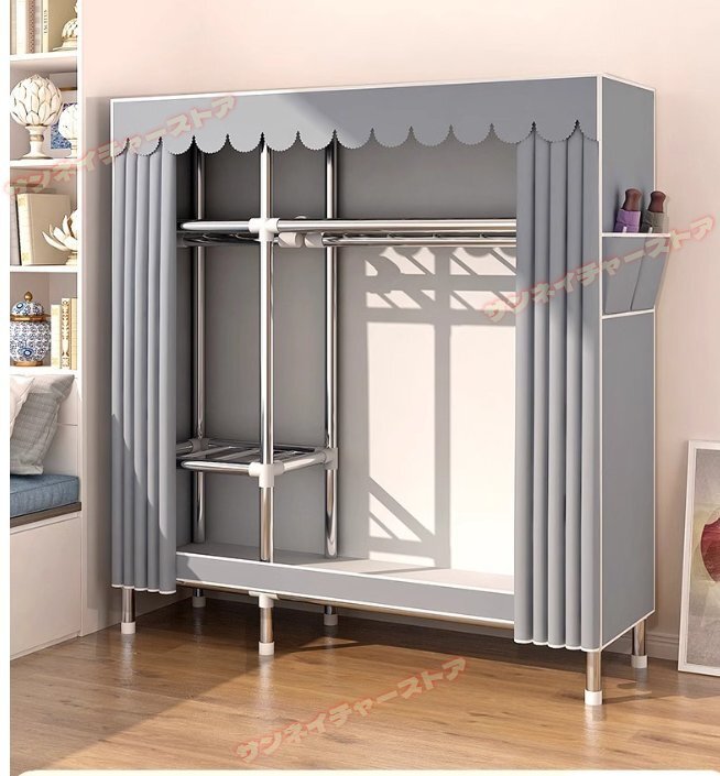 中古】☆【発送不可】IKEA/イケア ワードローブ BREIM 布地カバー無し