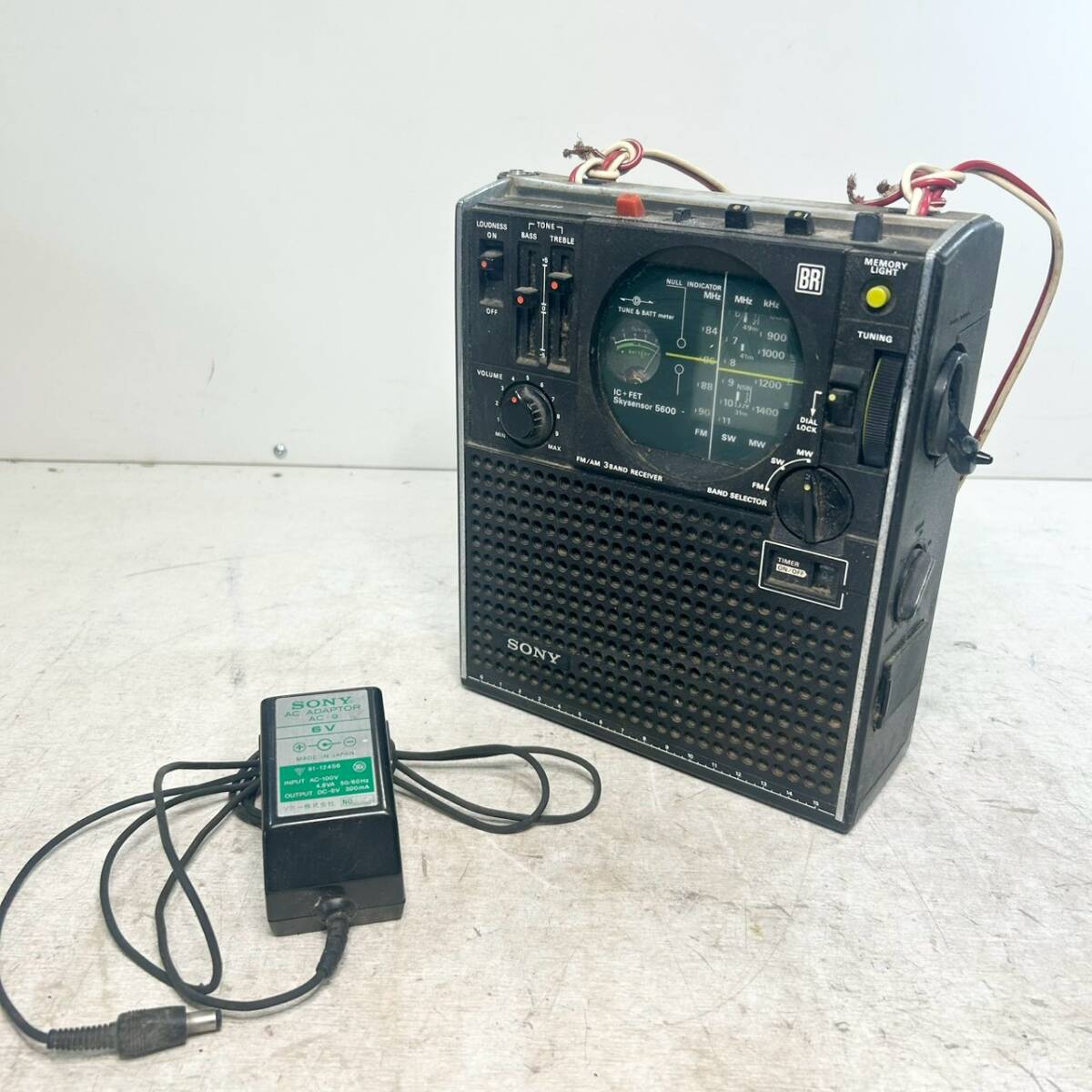 ☆即決 ソニー SONY ACアダプター AC-110 動作品 4.5V 300mA ( スカイ