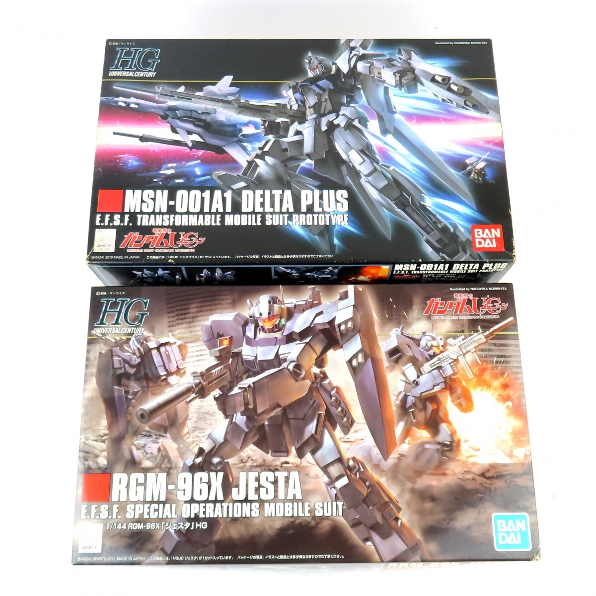 テープ跡無】HGUC ロト ツインセット リゼル ジェスタ ジェガン