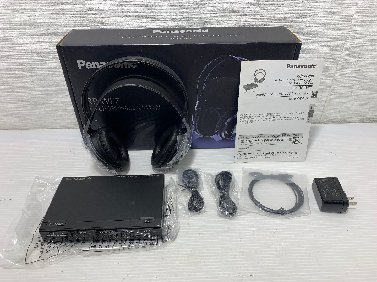 中古】Panasonic RP-WF6000 デジタルワイヤレスサラウンドヘッドホン