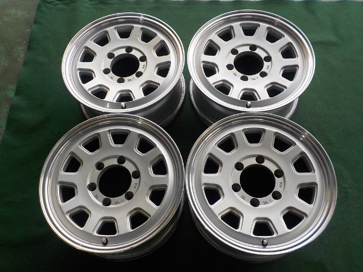 中古】ハイエース用 5ZIGEN Koma2 コマ2 ガンメタ 6j +33 PCD139.7