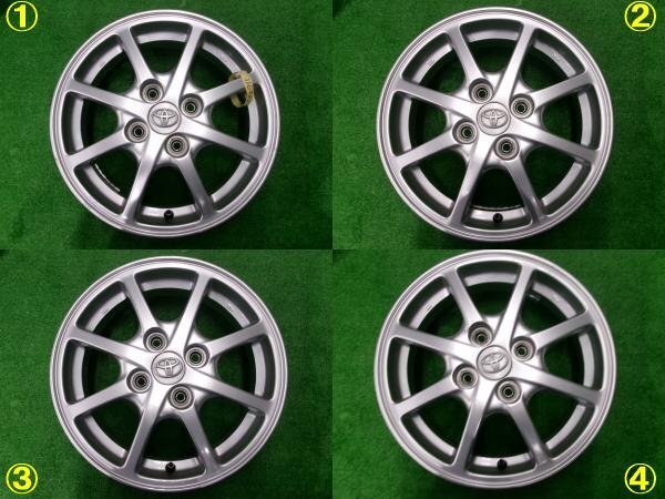 トヨタ bB 純正 ホイール 6J PCD100 165/50r15 軽カー 流用に！ TOYOTA