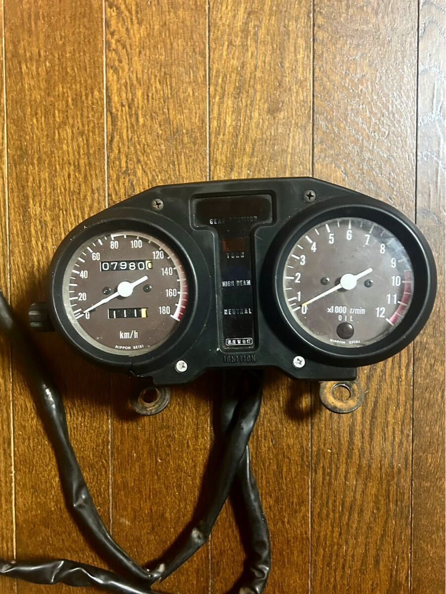ヤマハ FZ400R 46X 純正メーターASSY スピード/タコ/燃料計