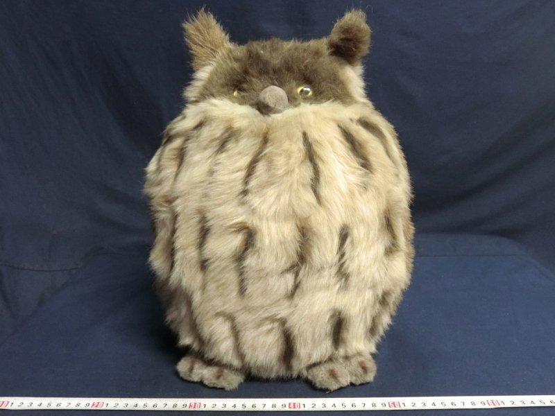中古】やまね工房◇えぞふくろう ひな 梟 フクロウ ぬいぐるみ 人形