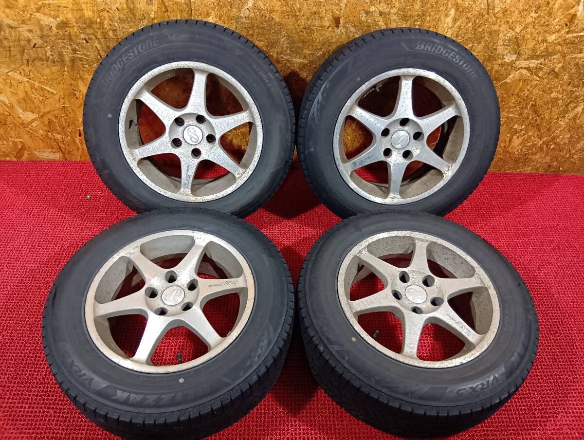 中古】良品 ENKEI BORGNER ZX 16x7.0J ET:-15 6H139.7 BFグッドリッチ