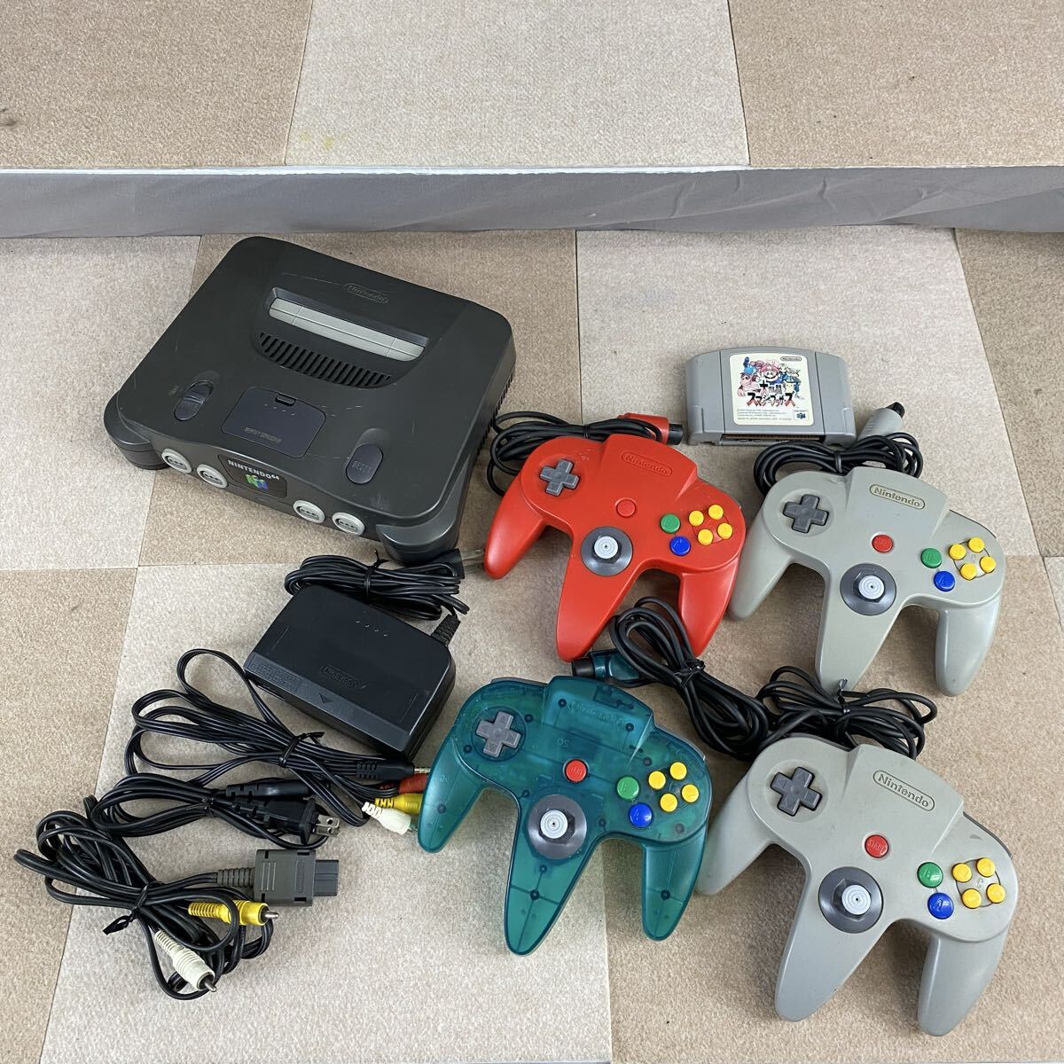 動作確認・清掃済・同梱可】 NINTENDO64 大乱闘スマッシュブラザーズ64