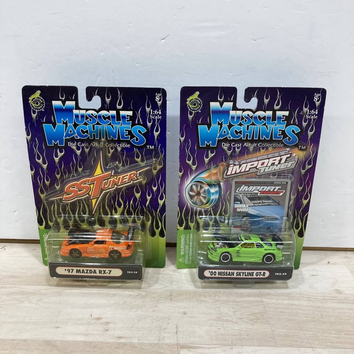 レア 1/64 MUSCLE MACHINES IMPORT TUNER TOYOTA CHASER ブルー 未開封