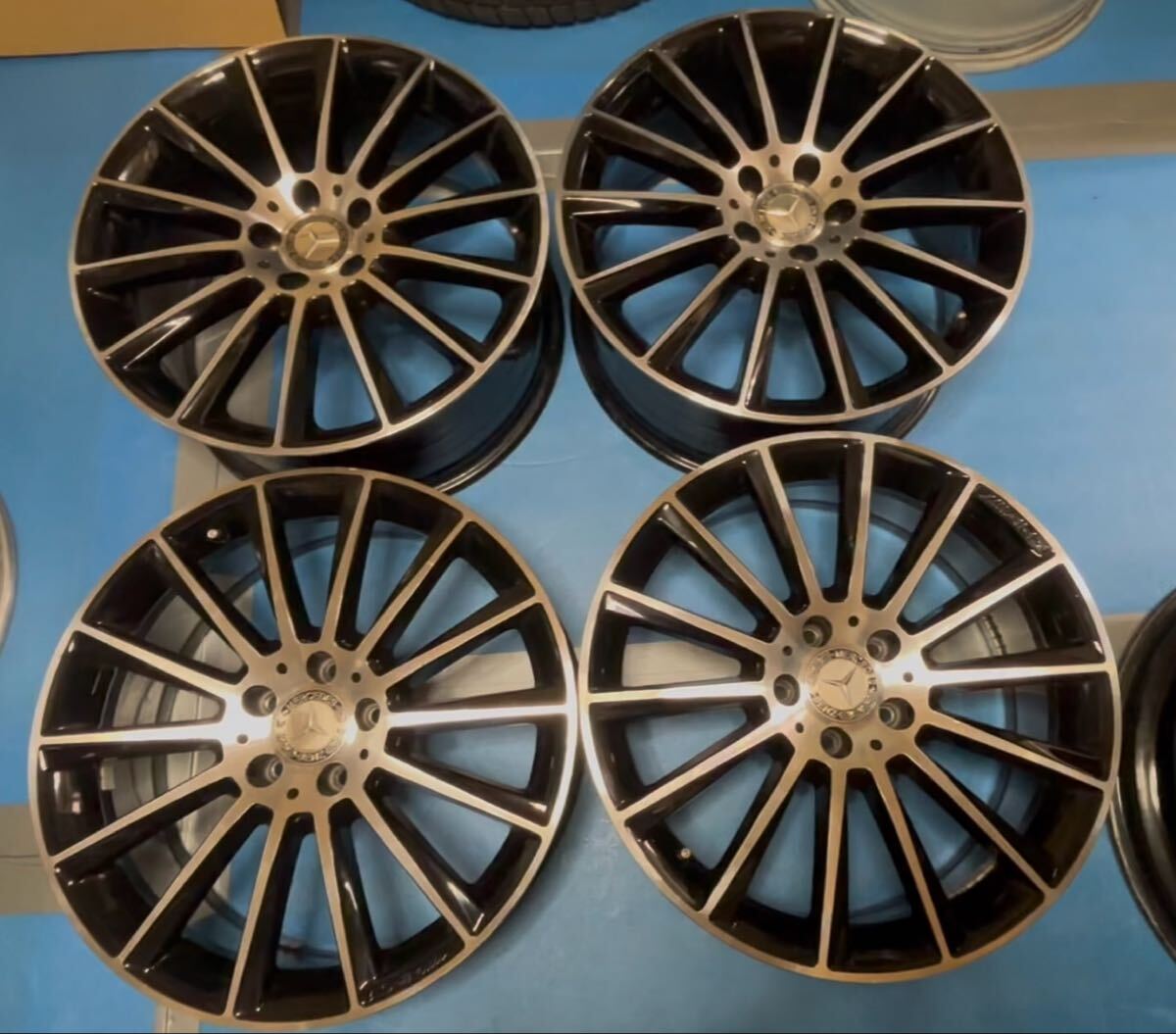 大物 4梱包 ジャンク□アウディ RS6 4B 純正 19x9J+35 5H PCD:112 19
