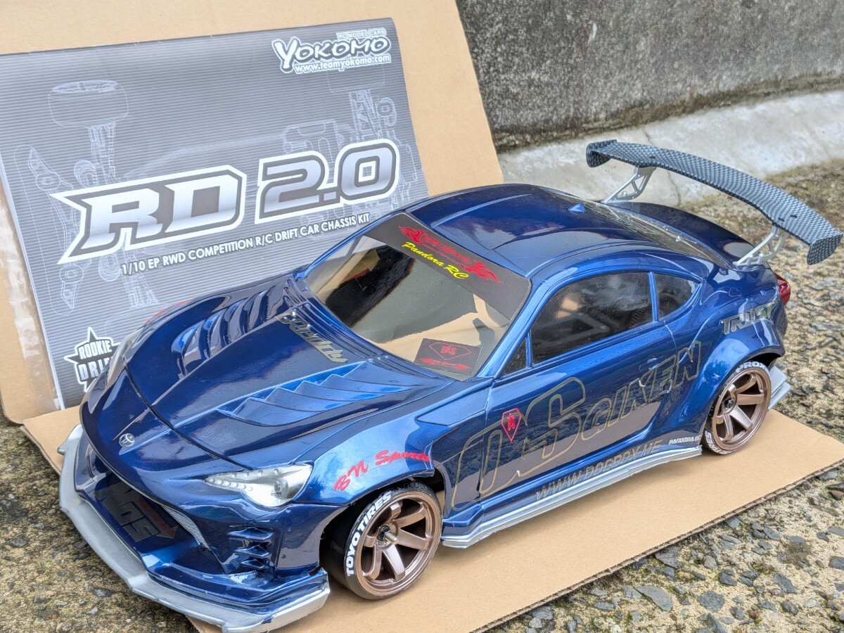パンドラ 1/10 トヨタ GX71 マーク2 ラジコン ボディ 塗装済み完成