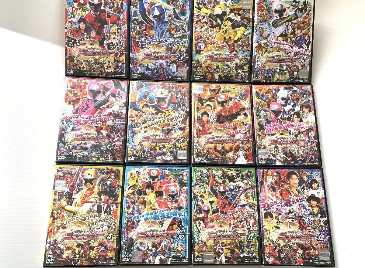 手裏剣戦隊ニンニンジャー DVD 全12巻 全話 レンタル版☆即決☆の落札