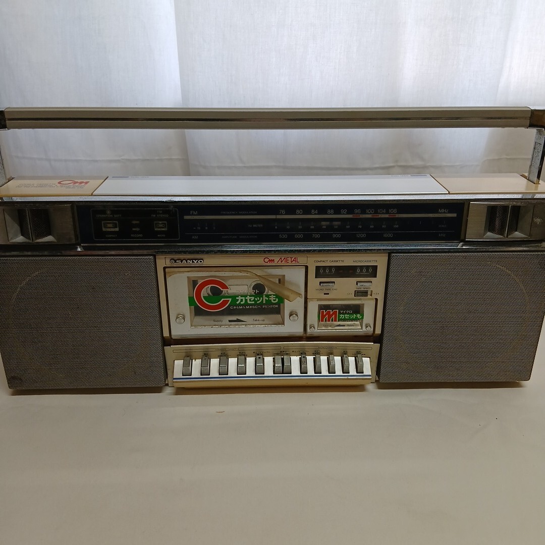 SANYO MR-U4T TOWN U4 ラジカセ 赤◇ジャンク品 [TK]の落札情報詳細