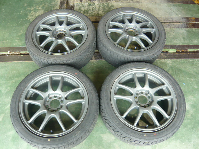 WORK エモーション 215/40R17 7J+47 PCD114.3 アルテッツァ アテンザ