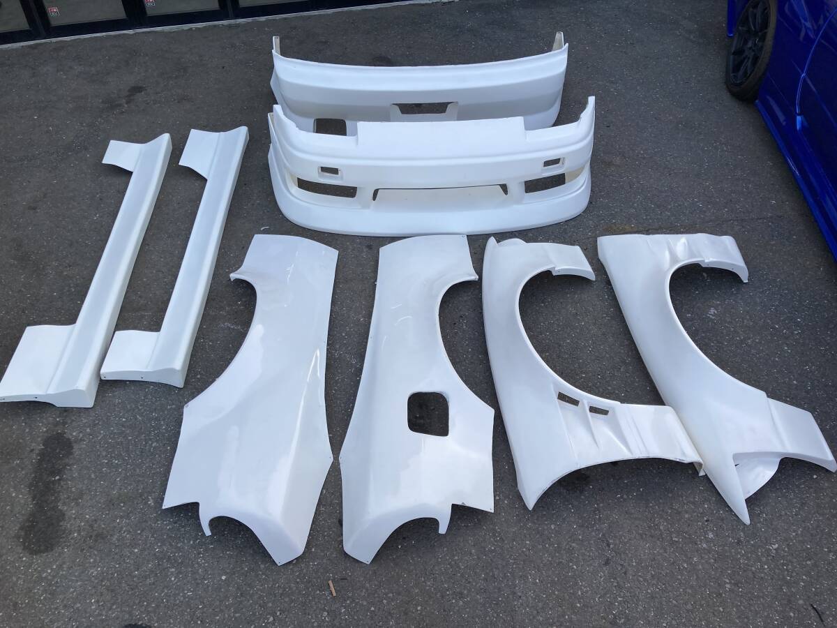 GE極上 180SX 後期 純正形状 FRP フロント バンパー リップスポイラー